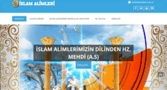 Desktop Screenshot of islam-alimleri.com