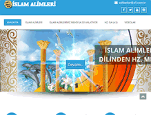Tablet Screenshot of islam-alimleri.com